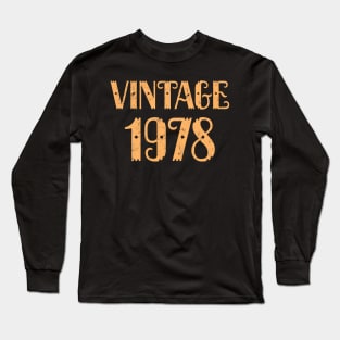 Vintage 1978 Long Sleeve T-Shirt